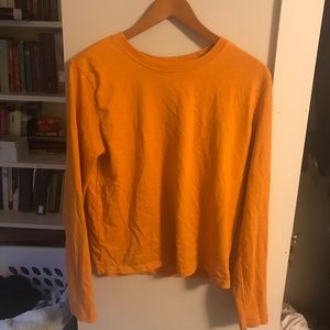 UO yellow long sleeve T shirt